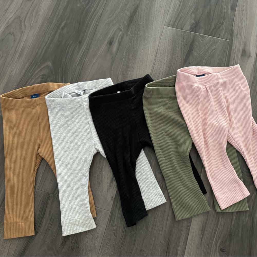 Old Navy Kids Leggings - Tan, Gray, Black, Green, Pink